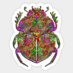 scarabee flowers Sticker